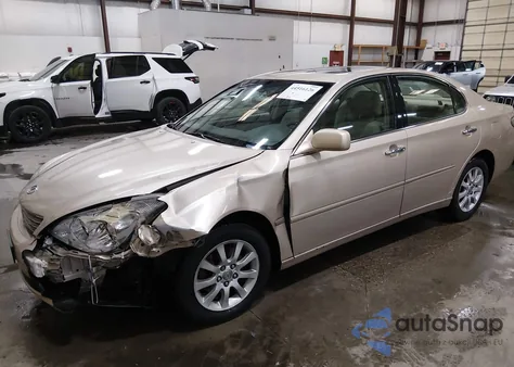 2004 Lexus Es 330 z USA, uszkodzony, nr VIN JTHBA30G645003982